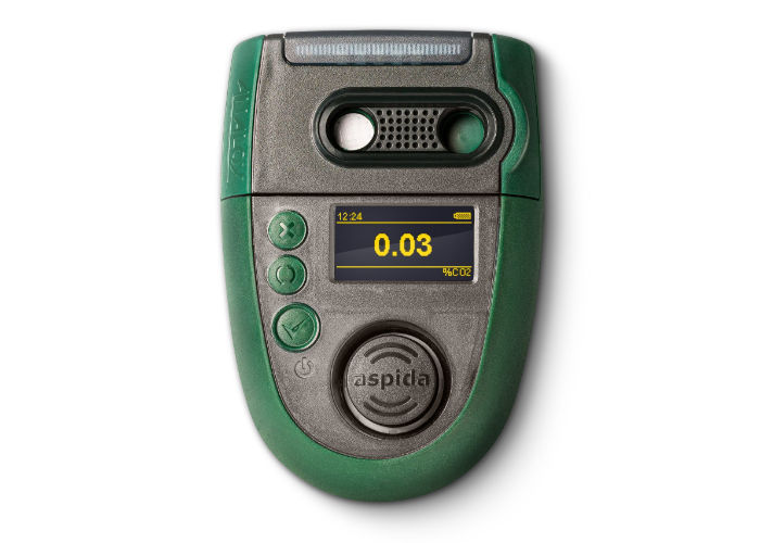 Aspida CO2 & O2 Portable Alarm 