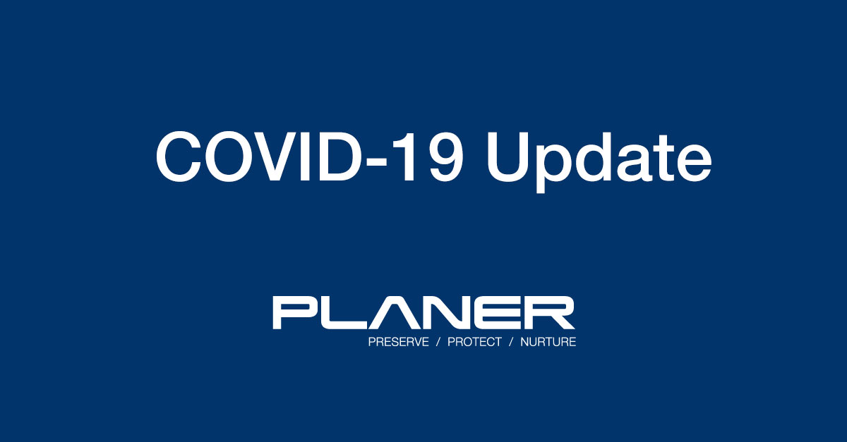 COVID-19 Update from Planer Ltd
