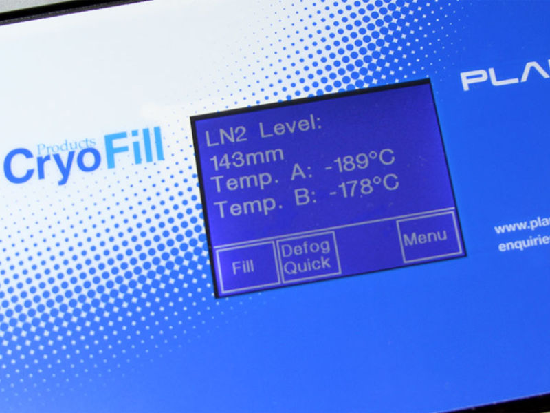 CryoFill - Universal Touchscreen Controller for LN2 storage tanks