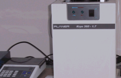 Freezer installed in the Moscow Institute of Poliomyelitis for freezing bacteria