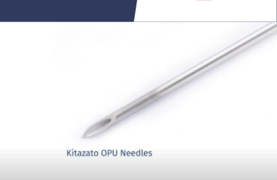 OPU needles with a small gauge. Watch video